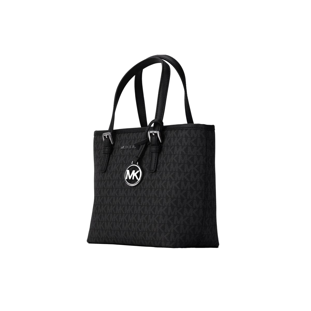 MICHAEL KORS Jet Set PVC Çanta Qadın Qara 5