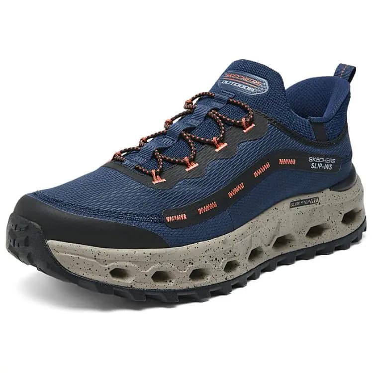 Skechers OUTDOOR Açıq Hava Ayaqqabısı Kişi Mavi/Narıncı 2