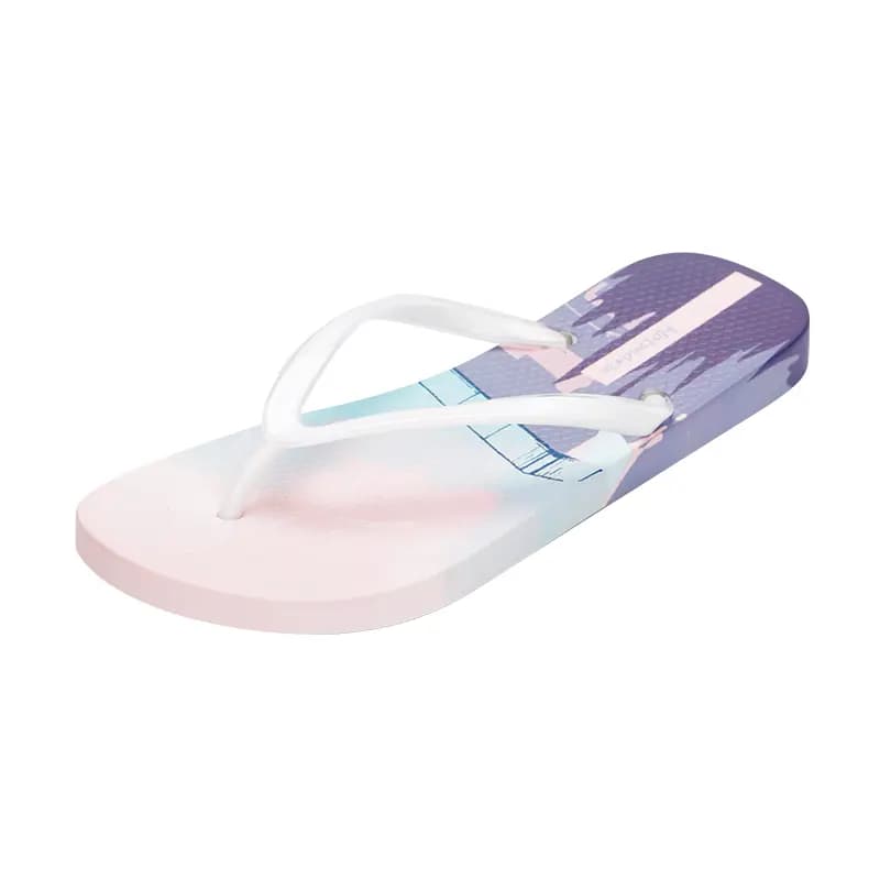 HOTMARZZ Lightweight Home Casual Beach Chinese Print Fashion Breathable Comfortable Wear-Resistant Classic Daily Outing Toe Separator Anti-Slip Flip Flops Women's