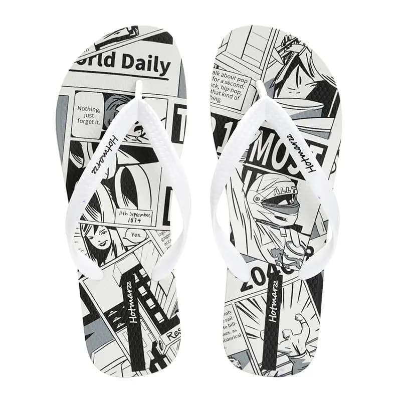 HOTMARZZ Slip-Resistant Flip Flops Men's 9