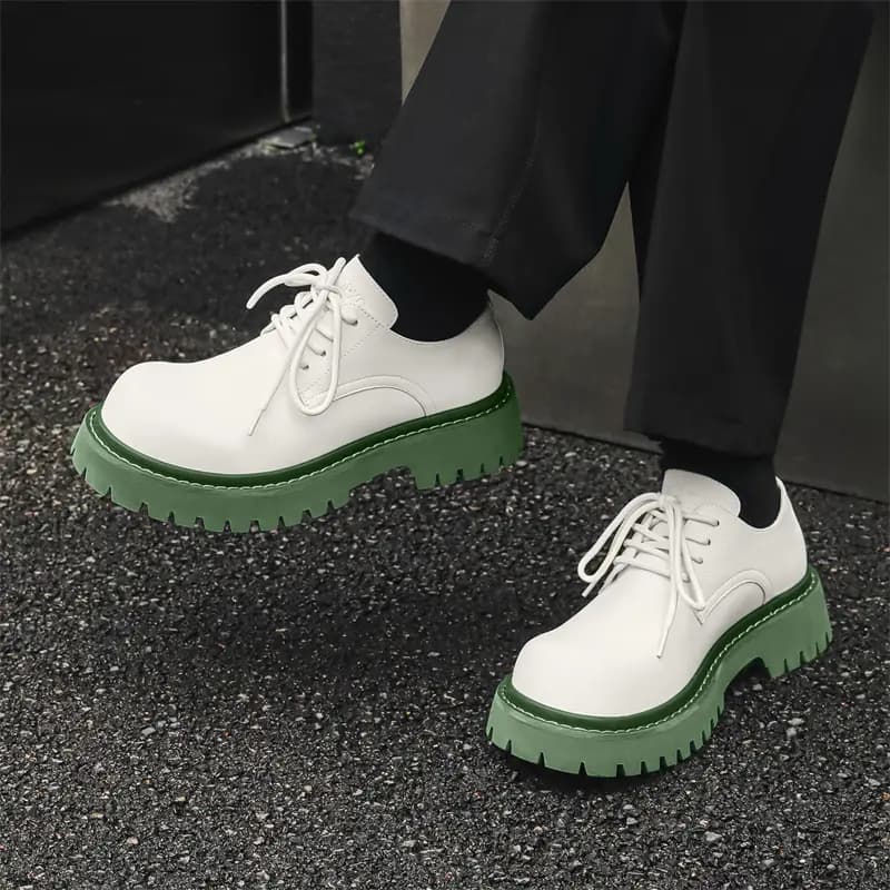 V ZERO FIVE Microfiber Height-Increasing Wear-Resistant Fashion Casual Shoes Men's 6