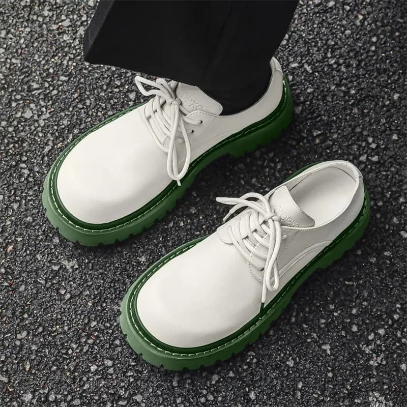 V ZERO FIVE Microfiber Height-Increasing Wear-Resistant Fashion Casual Shoes Men's 2