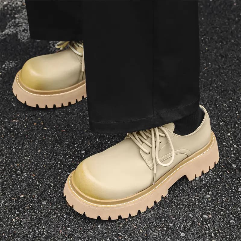V ZERO FIVE Microfiber Height-Increasing Wear-Resistant Fashion Casual Shoes Men's 13
