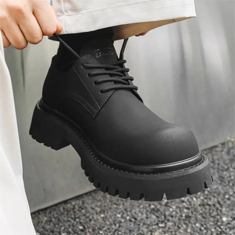 V ZERO FIVE Microfiber Height-Increasing Wear-Resistant Fashion Casual Shoes Men's 20