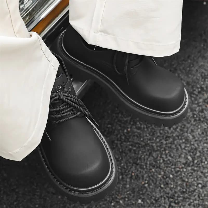 V ZERO FIVE Microfiber Height-Increasing Wear-Resistant Fashion Casual Shoes Men's 23