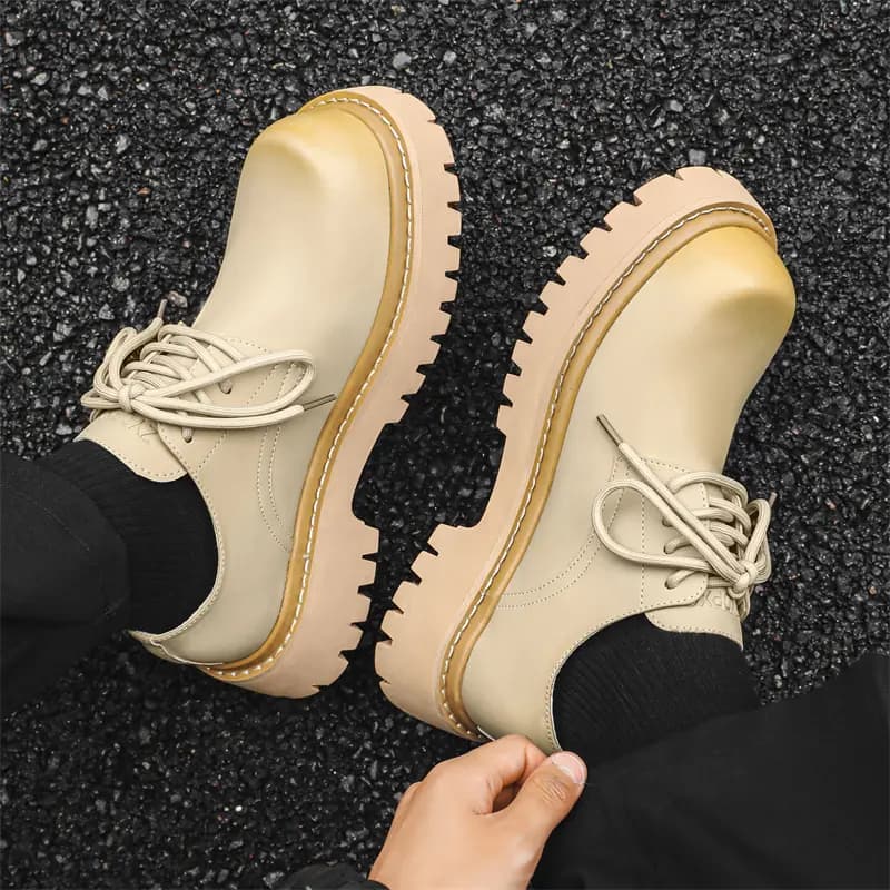 V ZERO FIVE Microfiber Height-Increasing Wear-Resistant Fashion Casual Shoes Men's 16