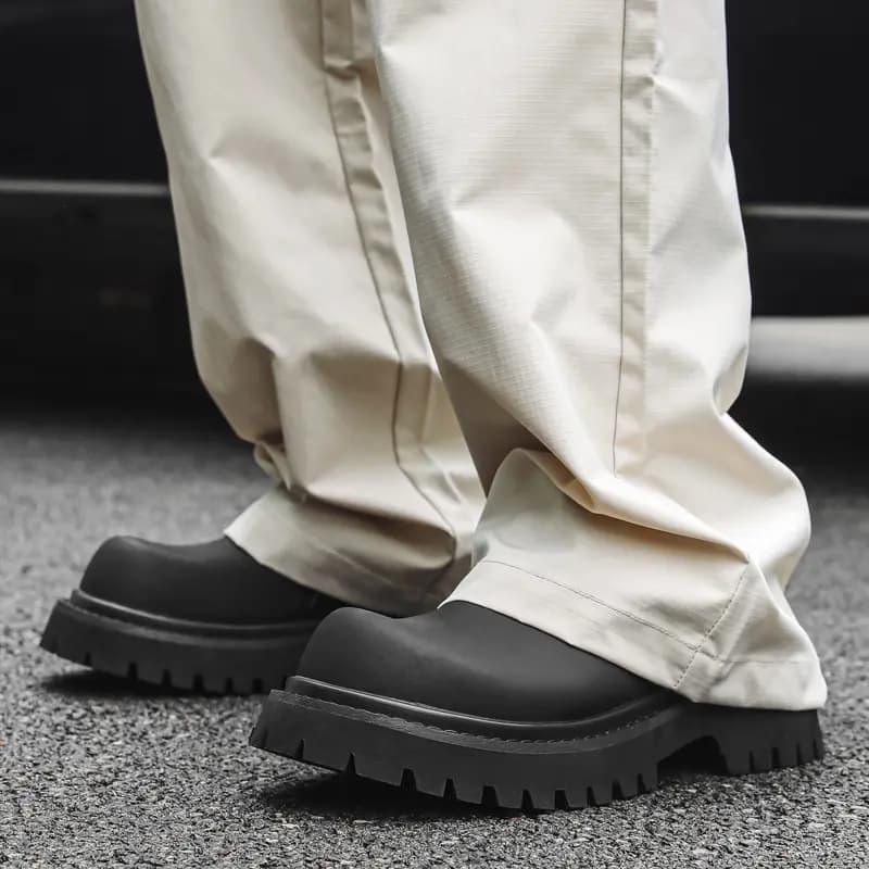 V ZERO FIVE Microfiber Height-Increasing Wear-Resistant Fashion Casual Shoes Men's 24