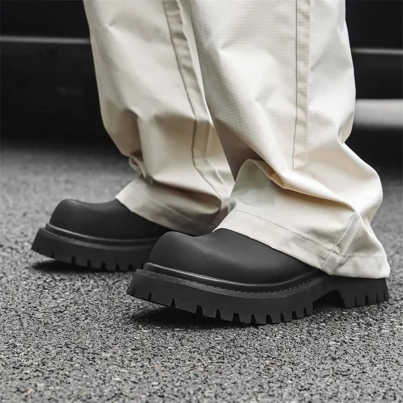 V ZERO FIVE Microfiber Height-Increasing Wear-Resistant Fashion Casual Shoes Men's 25