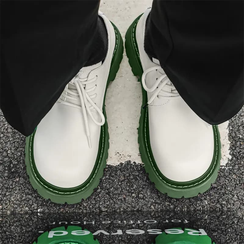 V ZERO FIVE Microfiber Height-Increasing Wear-Resistant Fashion Casual Shoes Men's 7
