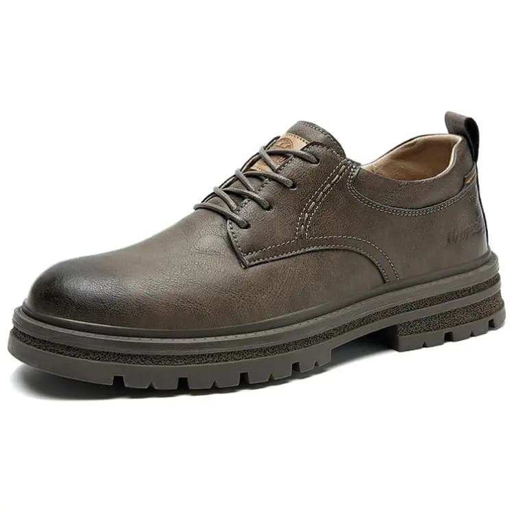 HLA Synthetic Leather Vintage Casual Work Shoes Men's 3