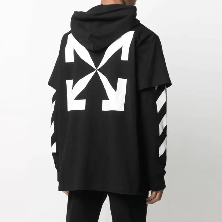 OFF-WHITE SS21 Mona Lisa Hudi Kişi Qara 5