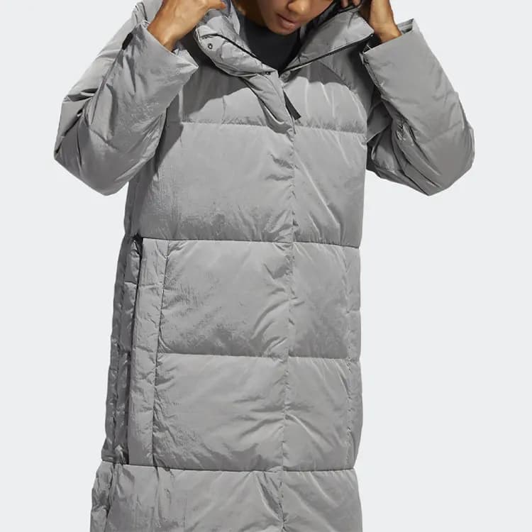 Adidas Down Jackets Women's Gray 2