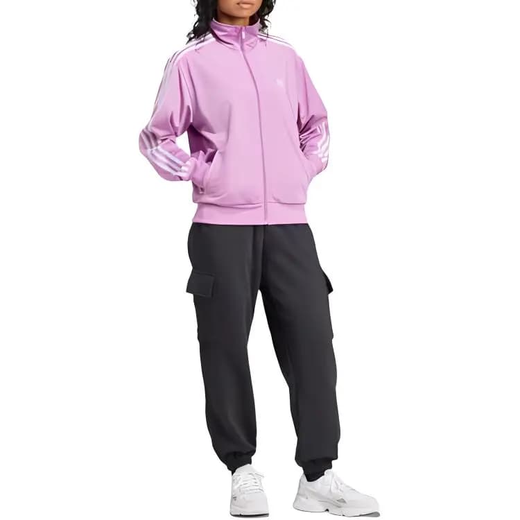adidas Originals ADICOLOR CLASSICS LOOSE FIREBIRD TRACK TOP Qadın İdman Pencəyi Bənövşəyi 4