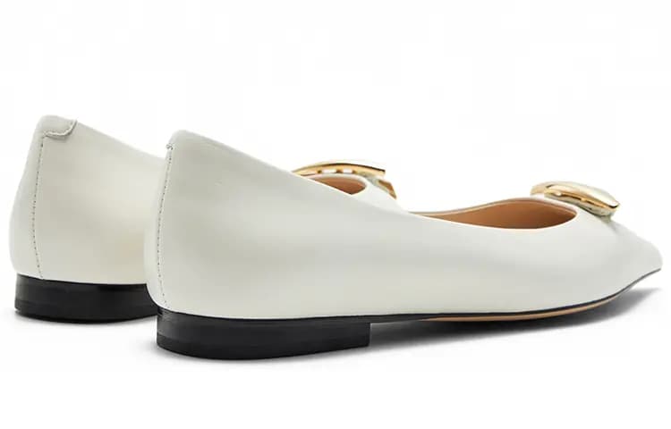 NINE WEST Sheep Leather Fashion Versatile Casual Loafers 1.5cm Women's 20