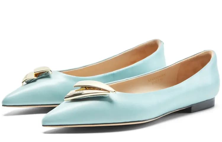NINE WEST Sheep Leather Fashion Versatile Casual Loafers 1.5cm Women's 3