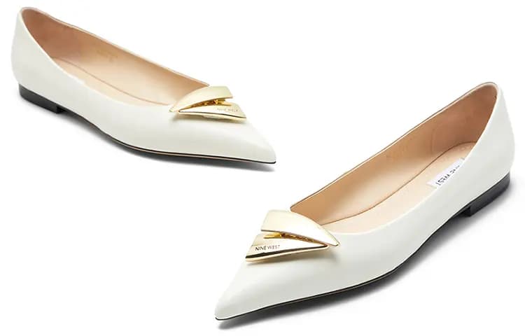 NINE WEST Sheep Leather Fashion Versatile Casual Loafers 1.5cm Women's 21