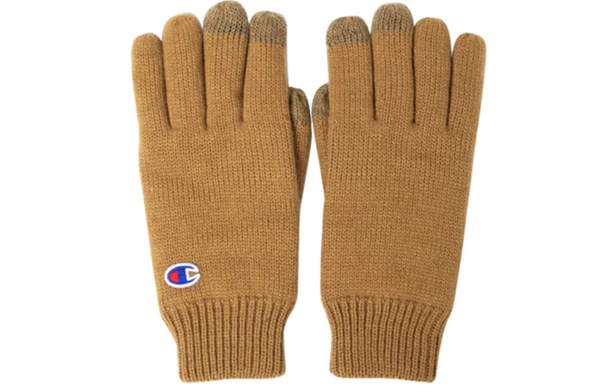 Champion Knit Gloves Unisex Khaki