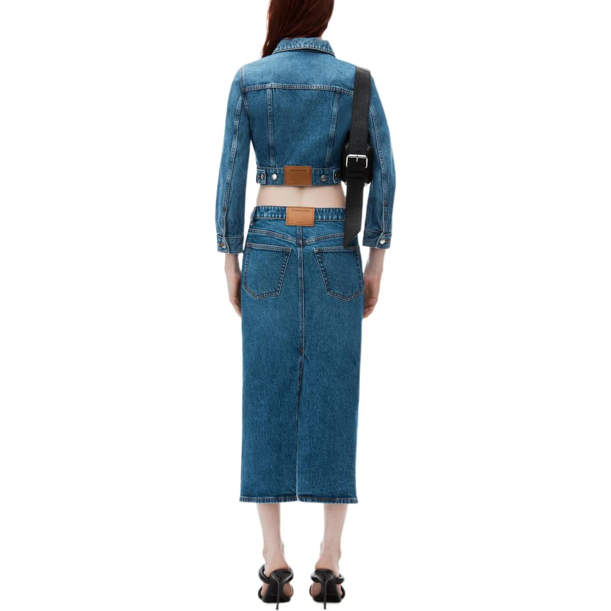 Alexander Wang Denim Midi Skirt 3