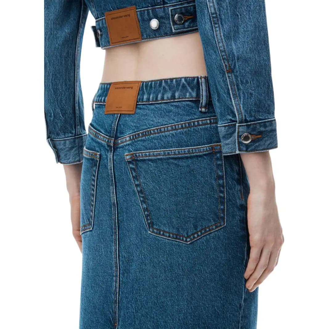 Alexander Wang Denim Midi Skirt 5