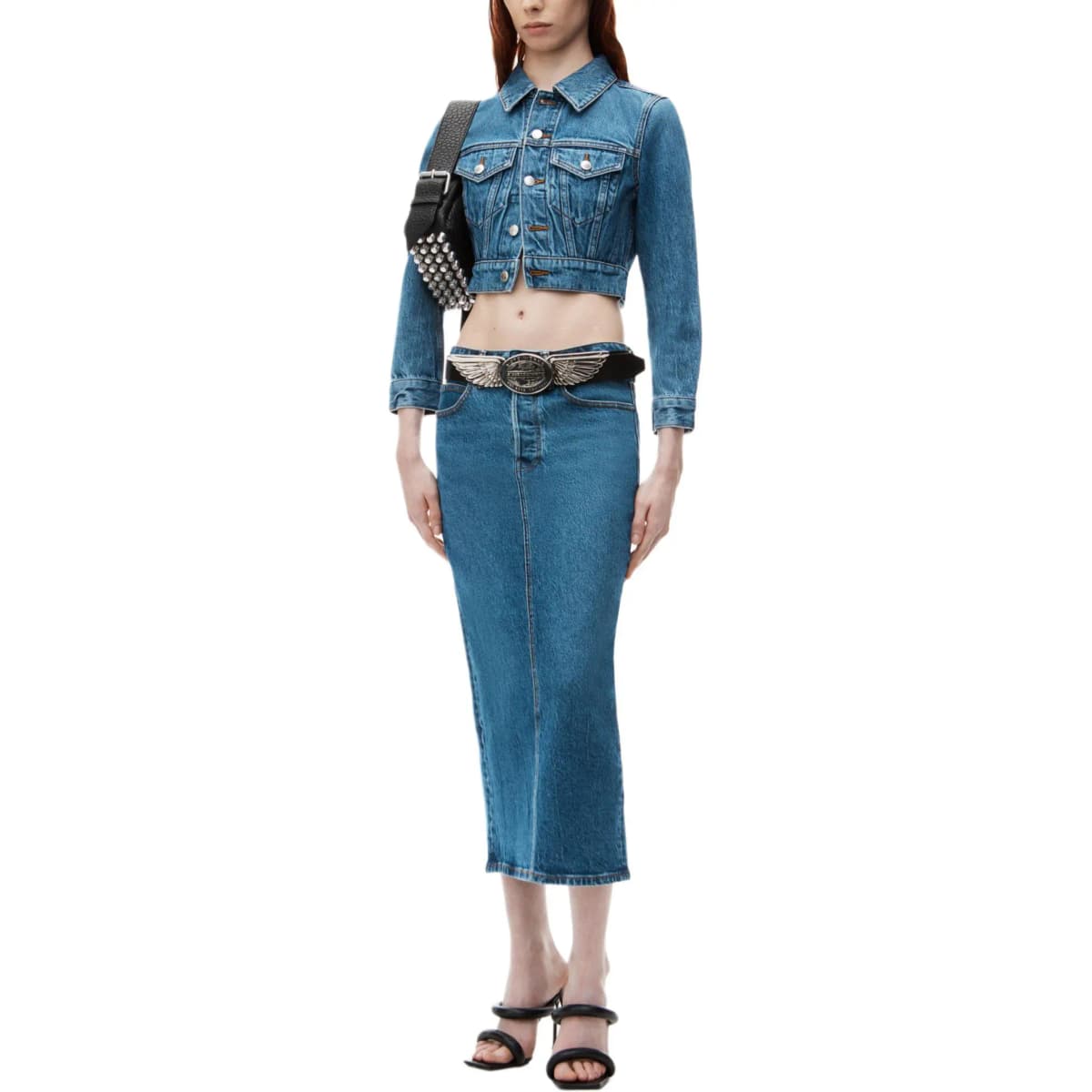 Alexander Wang Denim Midi Skirt 2