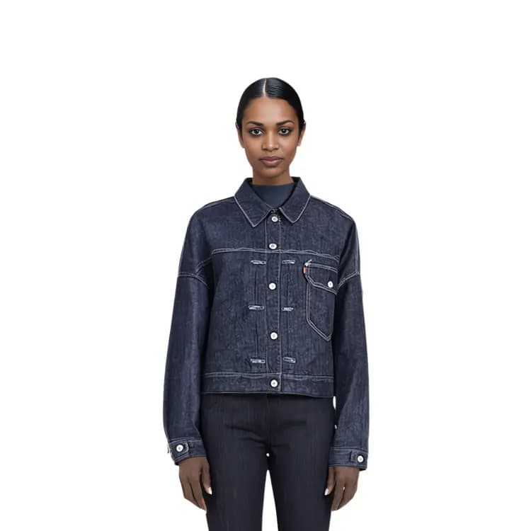Levi’s Qadın Denim Pencək Tünd Mavi 5