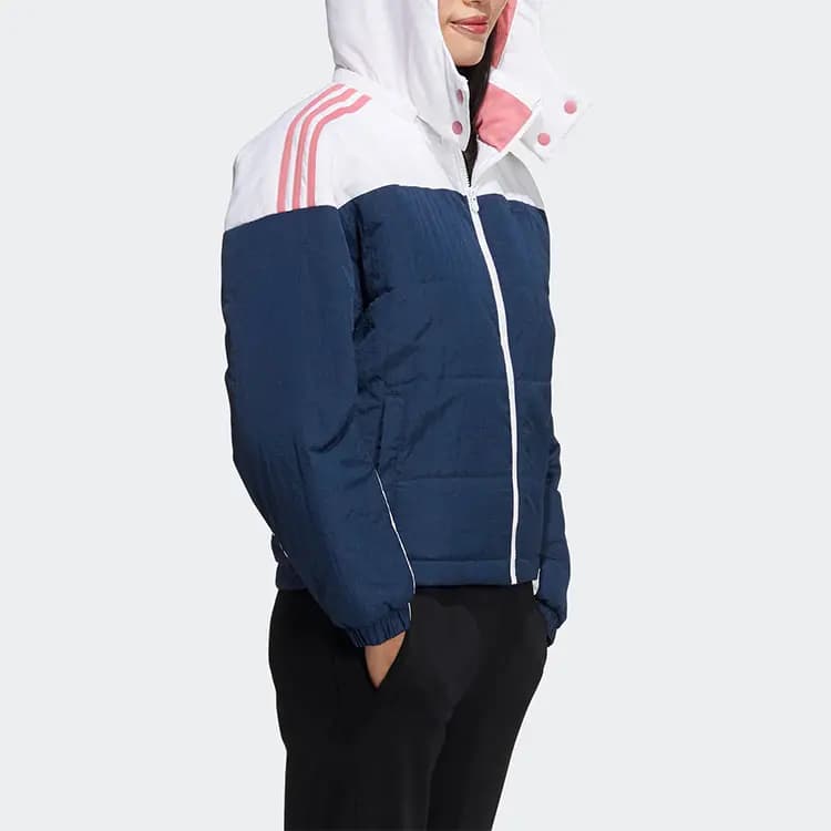 Adidas Neo Puffer Jackets Women's Navy Blue 3