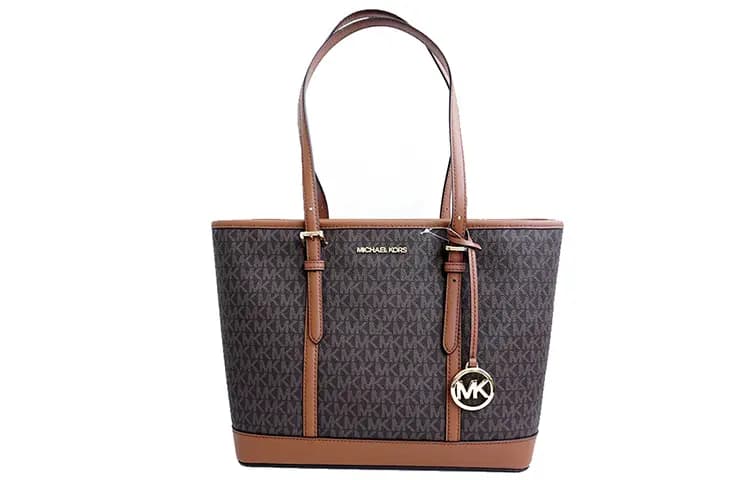 MICHAEL KORS Jet Set Travel Çiyin Çantası Qadın Qəhvəyi