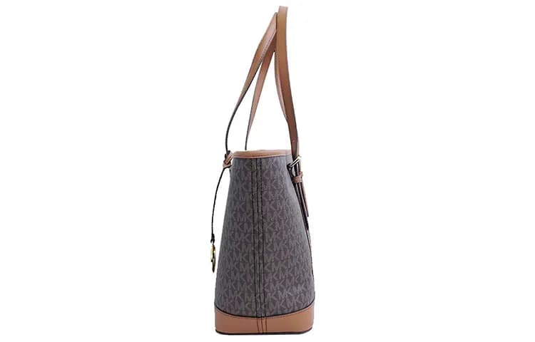 MICHAEL KORS Jet Set Travel Artificial Leather Shoulder Bag Women's Brown 3