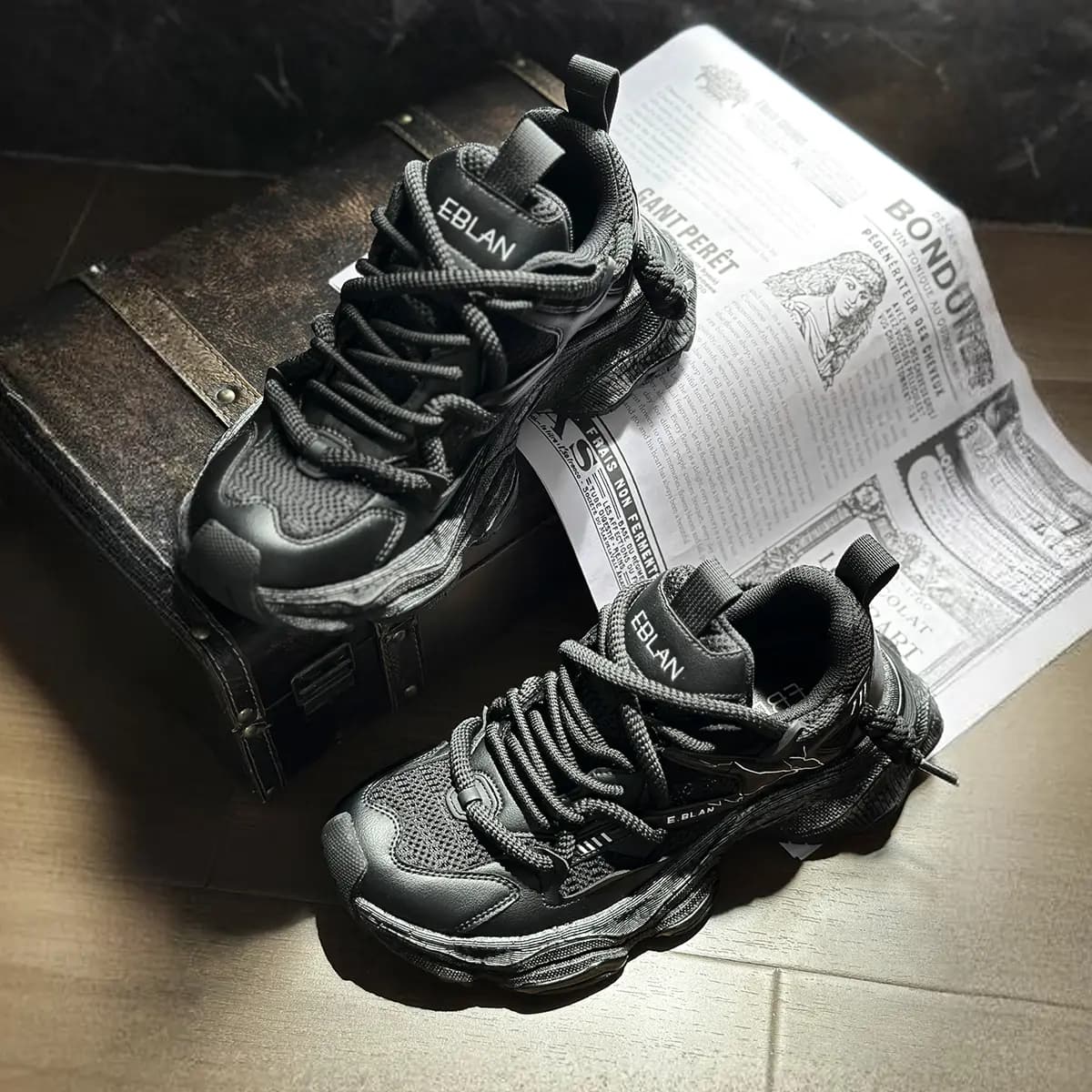 EBLAN Low-Top Chunky Sneakers Men's 5