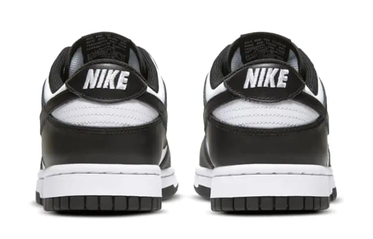 Nike Dunk Low Retro Qadın İdman Ayaqqabısı Ağ/Qara 5