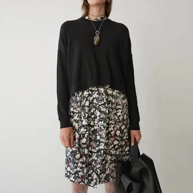 Acne Studios Qadın Cemper Qara 2