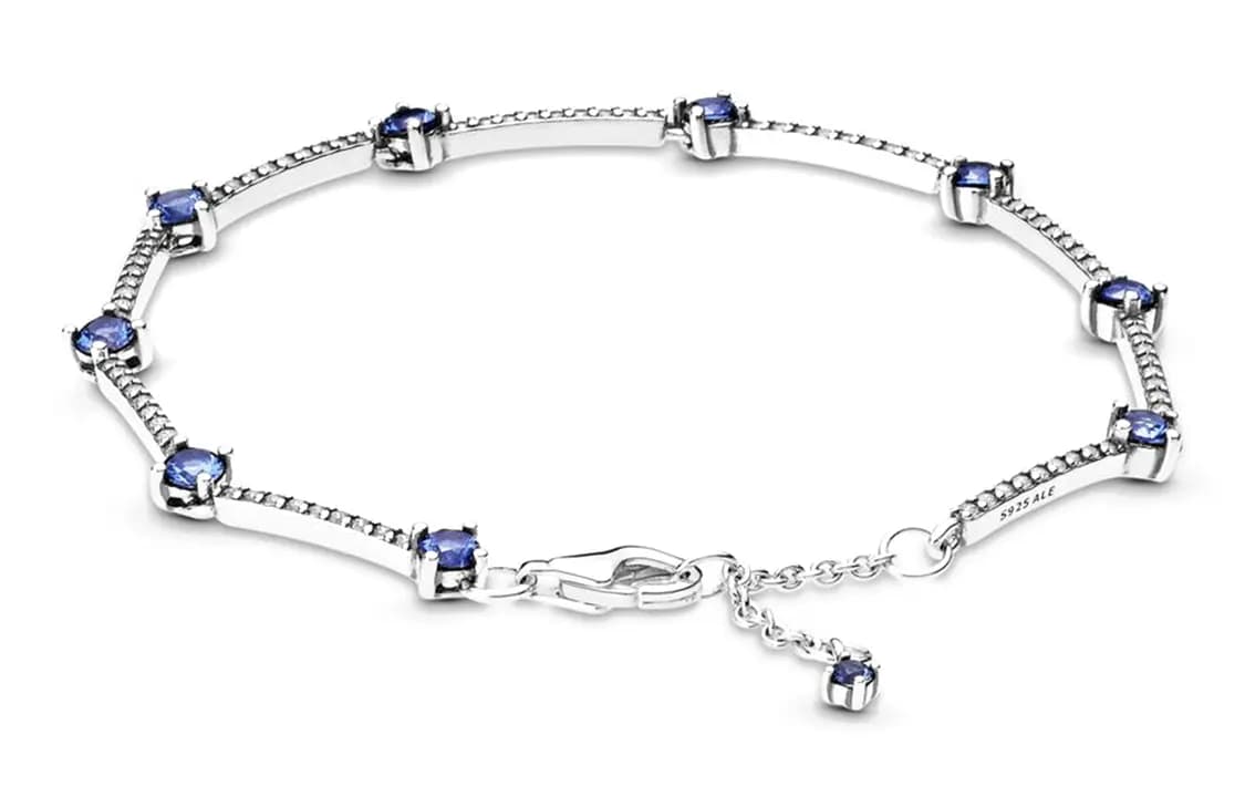 Pandora Sparkling Pavé Bars Bilərzik Gümüş 2