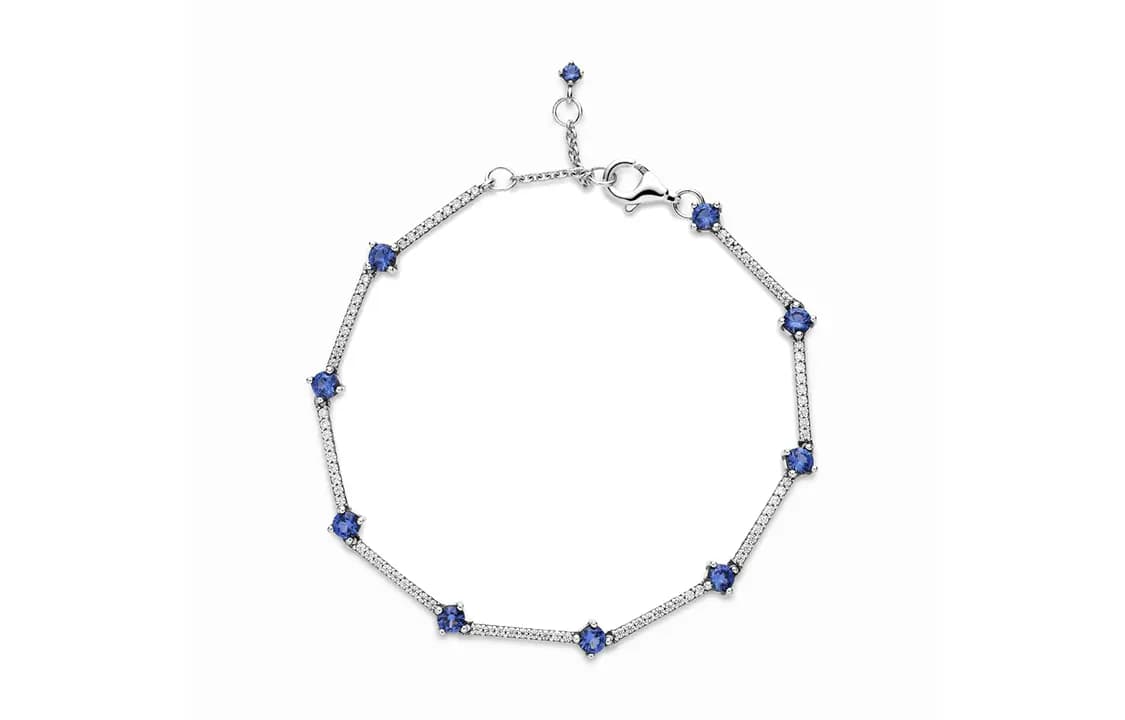 Pandora Sparkling Pavé Bars Bilərzik Gümüş 3
