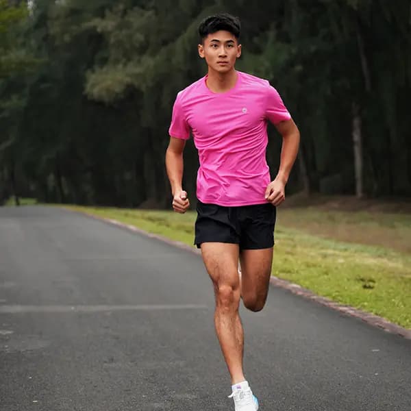 BMAI Running Fitness Breathable Moisture-Wicking Quick-Dry 1.5-Inch Racing Shorts Men's Black 3
