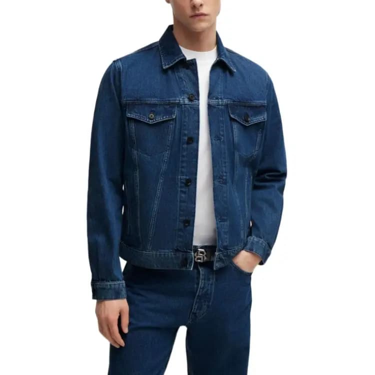 HUGO BOSS Kişi Cins Pencəyi Mavi 3