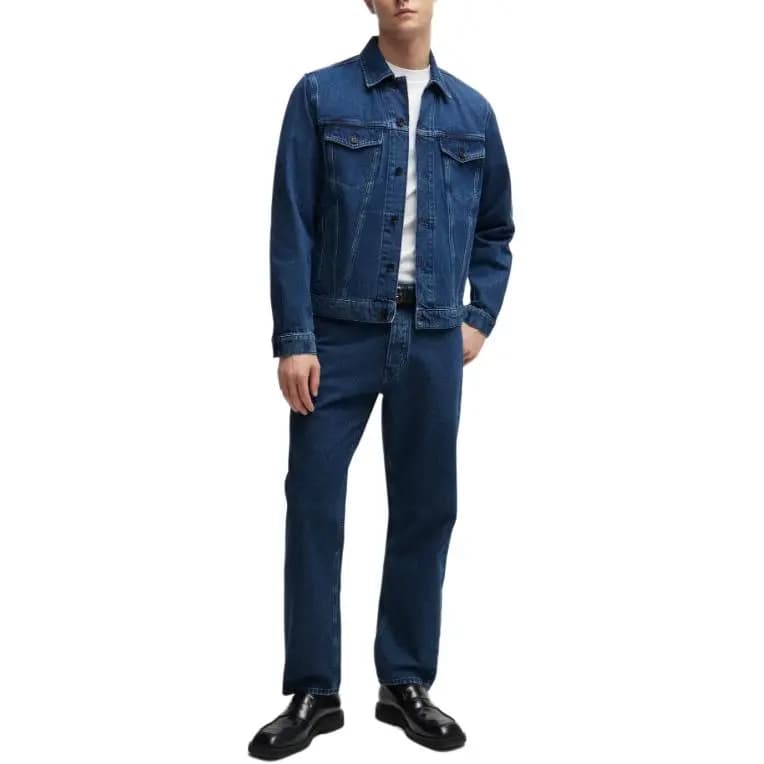 HUGO BOSS Kişi Cins Pencəyi Mavi 2