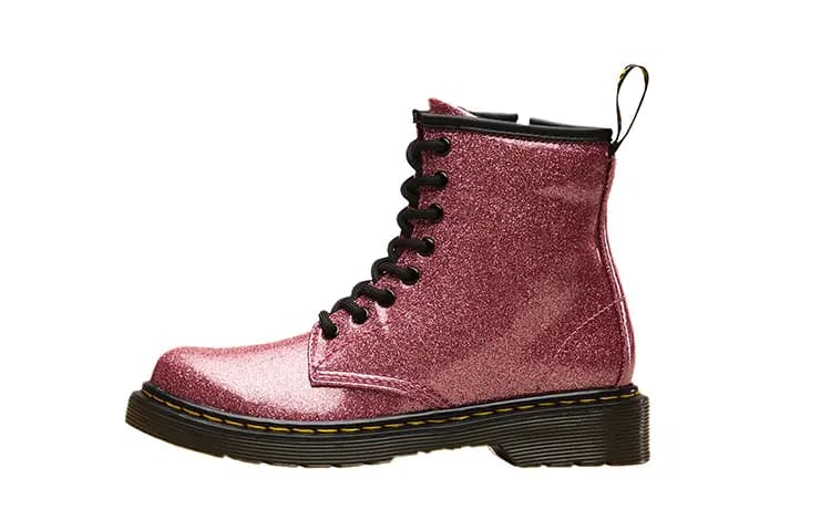 Dr.Martens 1460 Zip-Up Uşaq Çəkməsi Çəhrayı