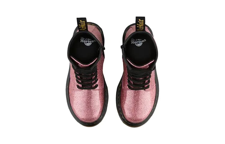 Dr.Martens 1460 Zip-Up Martin Boots Pink Kids 4