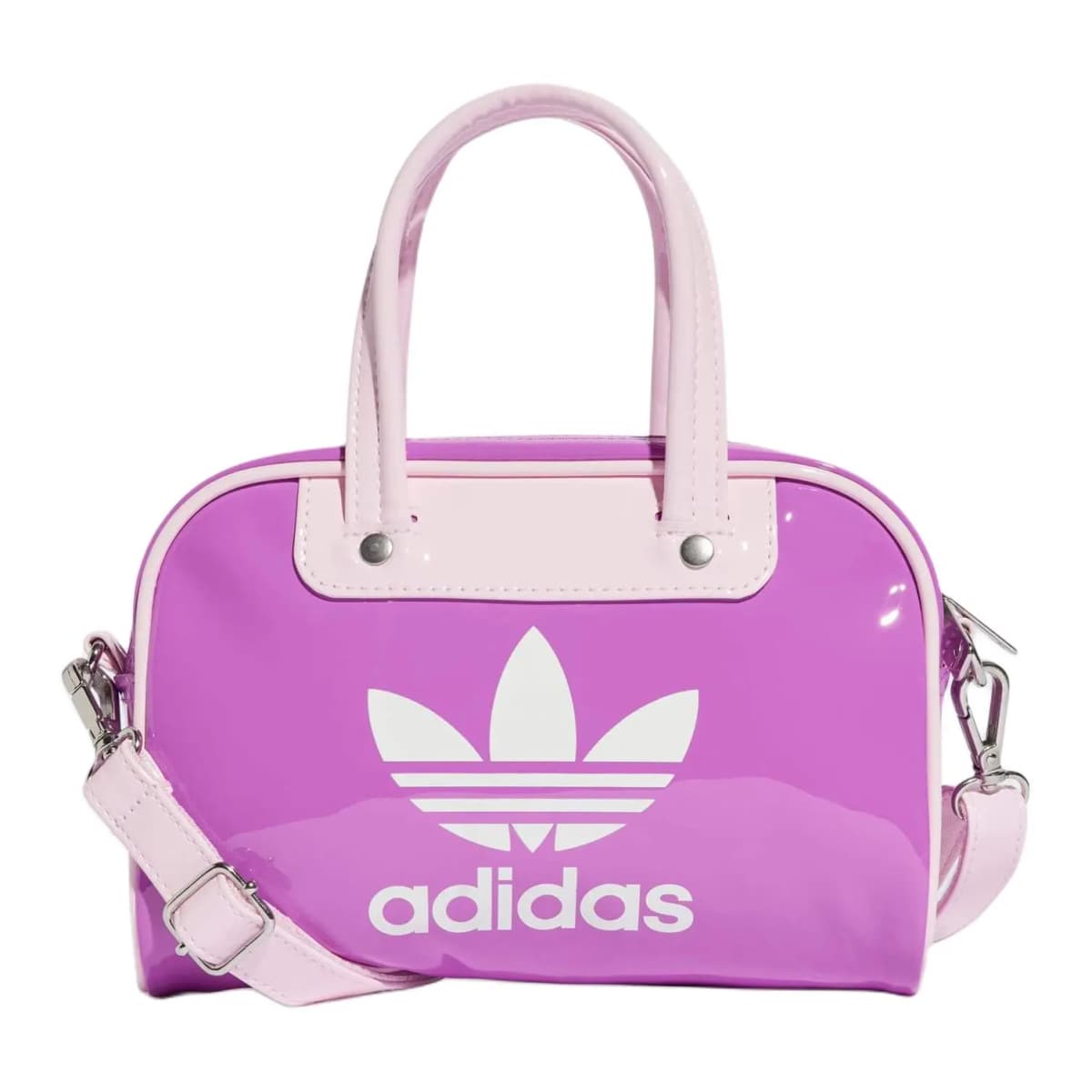 Adidas Originals Adicolor Mini Bowling Çanta Bənövşəyi/Ağ