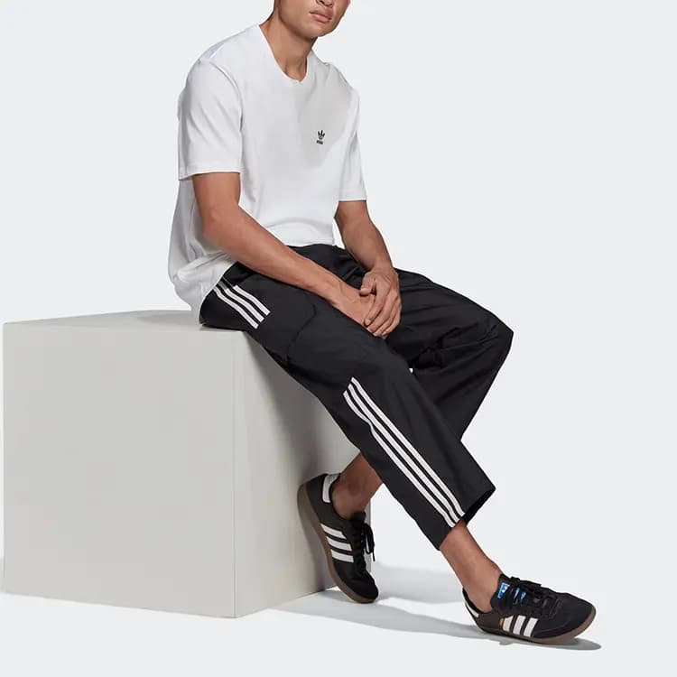 Adidas Originals 3-Stripes Sports Pants Men Black 3