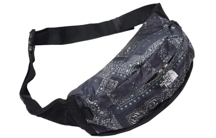 THE NORTH FACE 4L Sling Bag One Shoulder Crossbody Fanny Pack Outdoor Bag Polyester With Nylon Blue Unisex 3