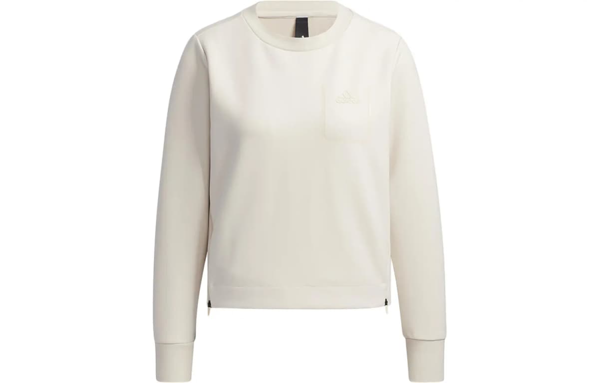 adidas Tech Sweat Side Zip Qadın Sweatshirt Ağ
