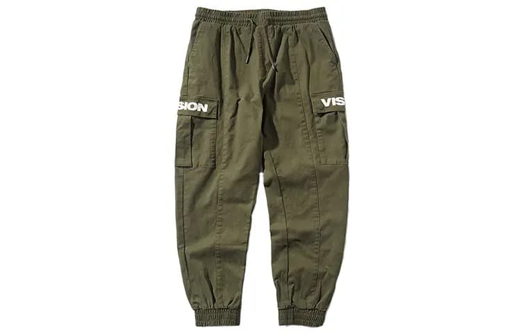 Vision Street Wear Unisex Karqo Şalvar Yaşıl