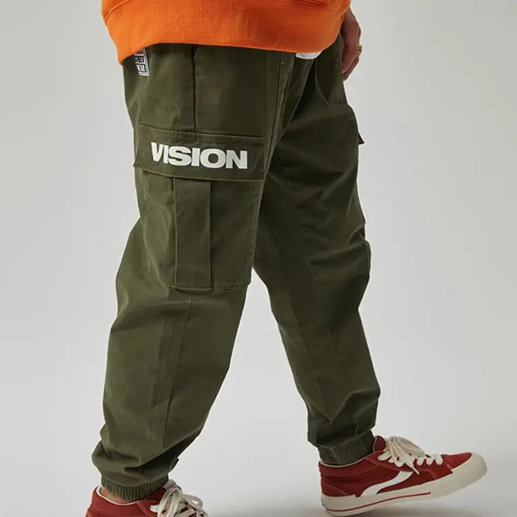 Vision Street Wear Unisex Karqo Şalvar Yaşıl 4