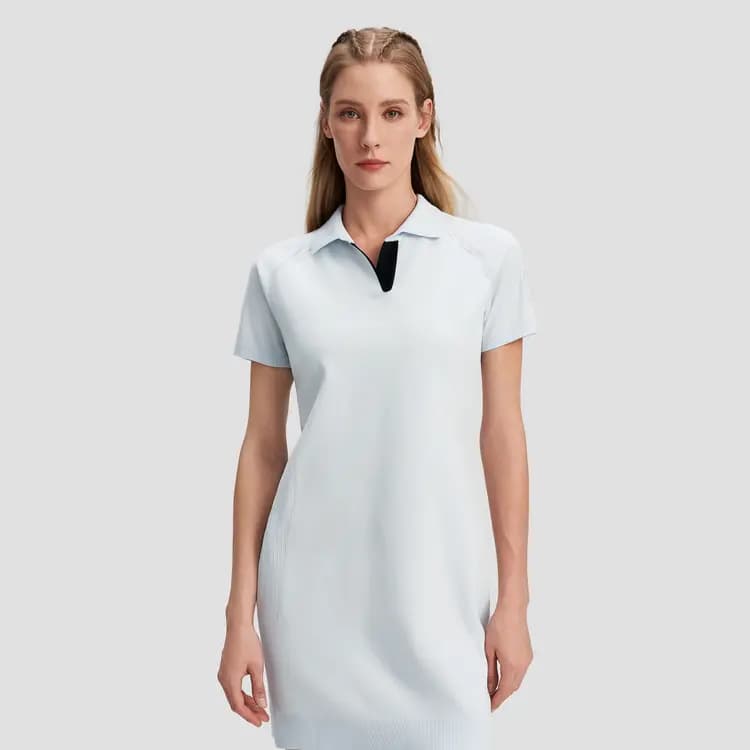 DESCENTE Dualis Sleeveless Dresses Women's LB-LIGHT BLUE 3