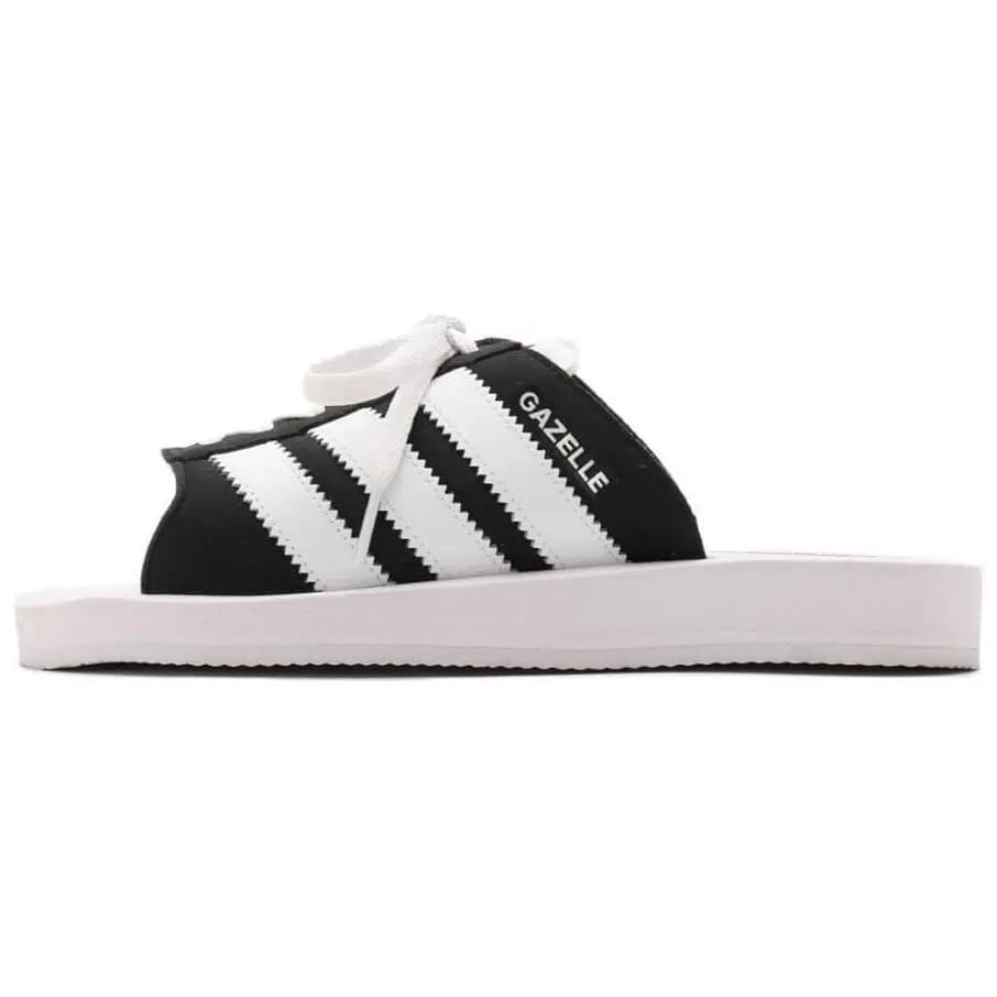 Adidas Originals Gazelle Çimərlik Sürüşmə Ayaqqabı Qadın 'Black White'