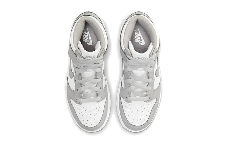 Nike Dunk High Retro White Vast Grey PS 4