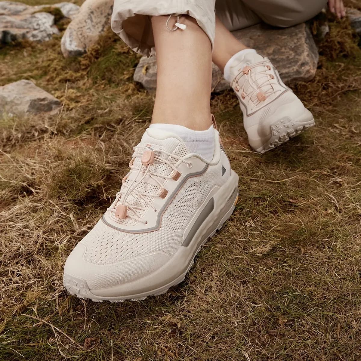 FILA Qadın Outdoor Ayaqqabısı Krem/Çəhrayı 9