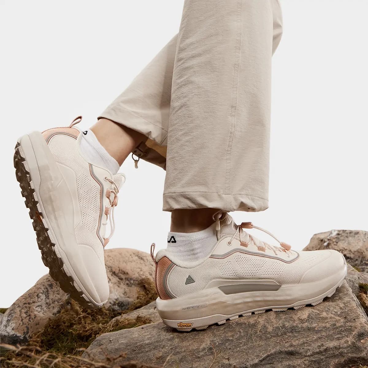 FILA Qadın Outdoor Ayaqqabısı Krem/Çəhrayı 8