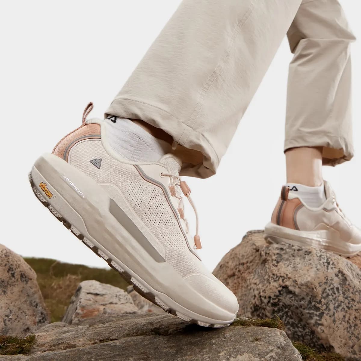 FILA Qadın Outdoor Ayaqqabısı Krem/Çəhrayı 7